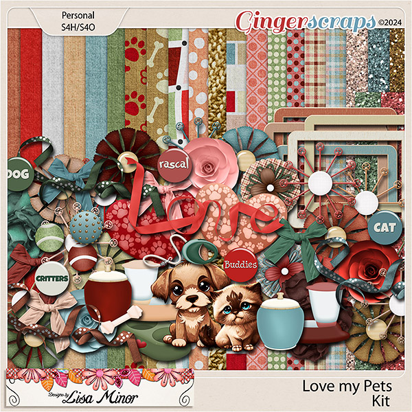 Love My Pets from Designs by Lisa Minor