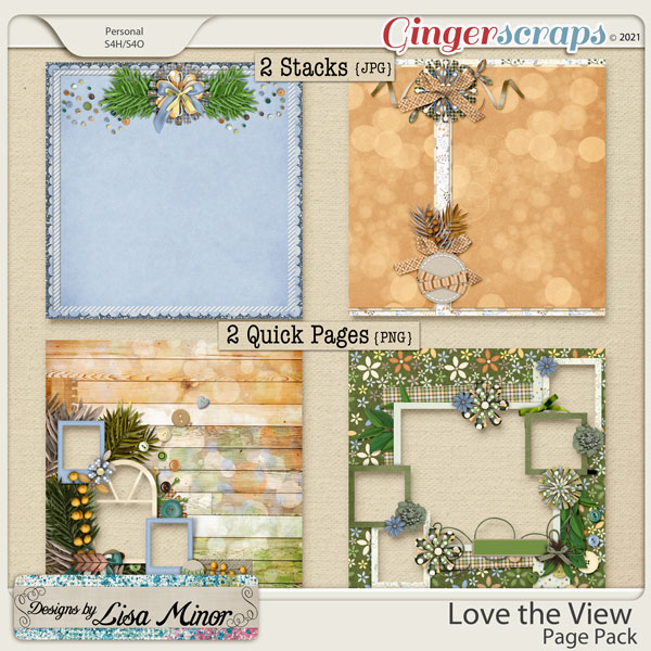 Love the View Page Pack from Designs by Lisa Minor