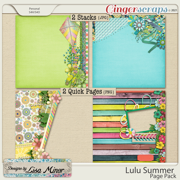 Lulu Summer Page Pack from Designs by Lisa Minor