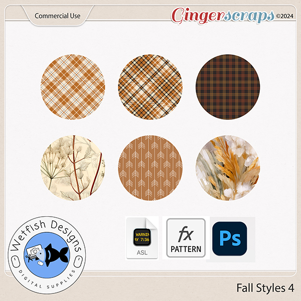 Fall Layer Styles 4 by Wetfish Designs