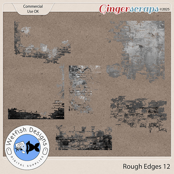 CU Rough Edges Set 12 by Wetfish Designs 