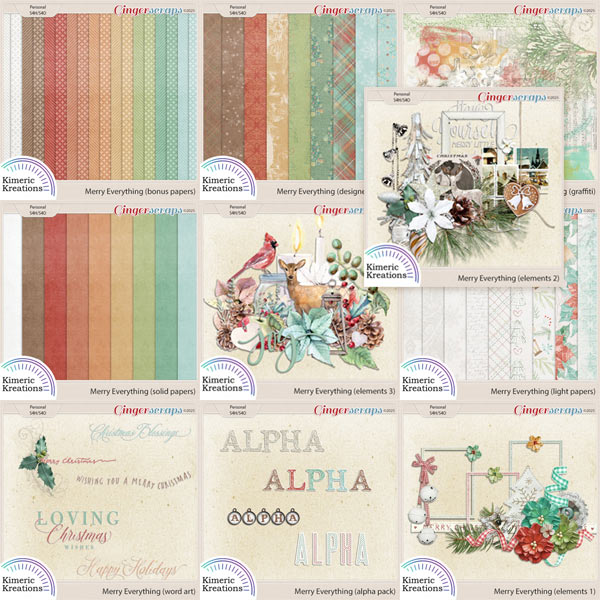 Merry Everything Bundle by Kimeric Kreations