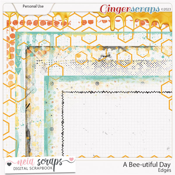 A Bee-utiful Day - Edges - by Neia Scraps
