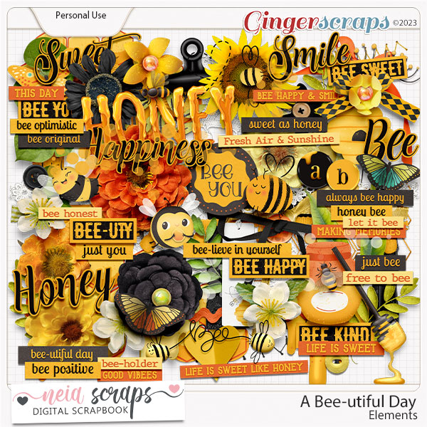 A Bee-utiful Day - Elements - by Neia Scraps
