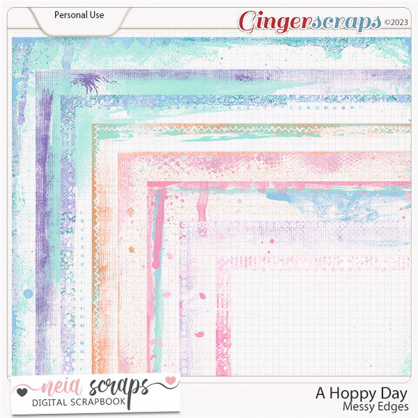 A Hoppy Day - Messy Edges - by Neia Scraps