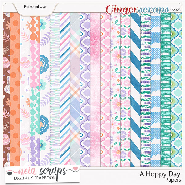 A Hoppy Day - Papers - by Neia Scraps