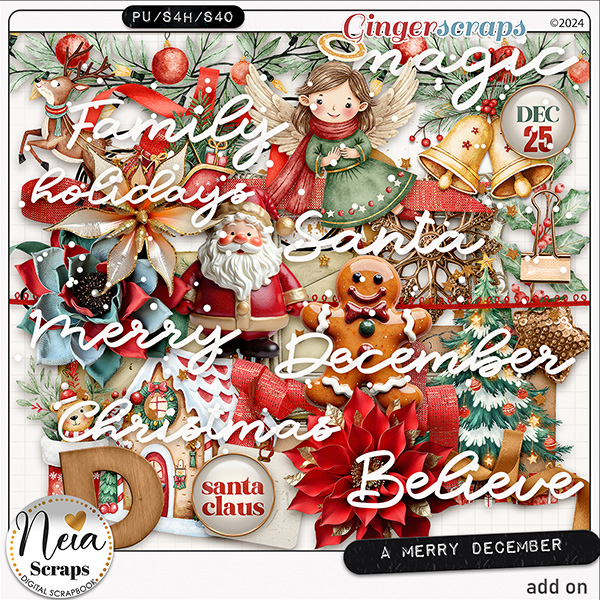 A Merry December - Add on - by Neia Scraps