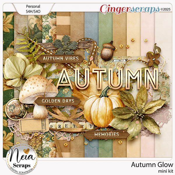 Autumn Glow - Mini Kit - by Neia Scraps