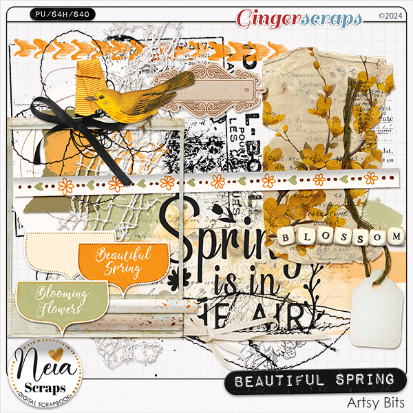 Beautiful Spring - Artsy Bits - by Neia Scraps