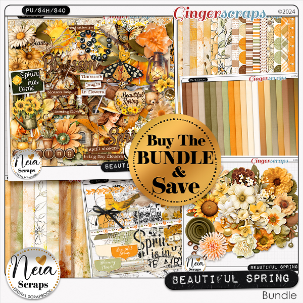 Beautiful Spring - Bundle - by Neia Scraps