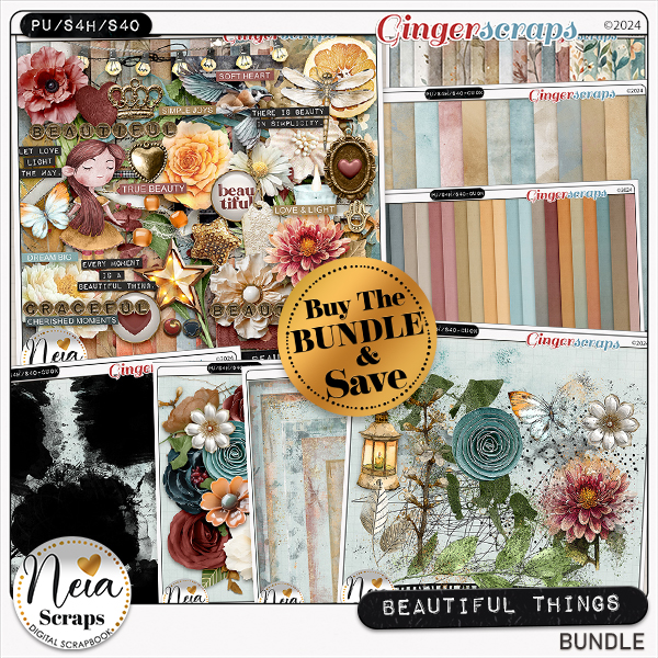 Beautiful Things - Bundle - by Neia Scraps