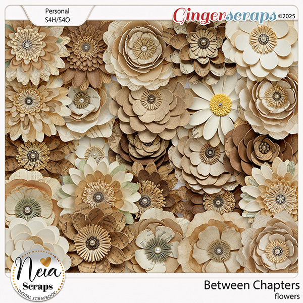 Between Chapters - Flowers - by Neia Scraps