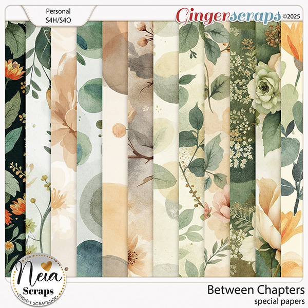 Between Chapters - Special Papers - by Neia Scraps