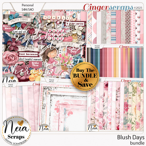 Blush Days - Bundle - by Neia Scraps