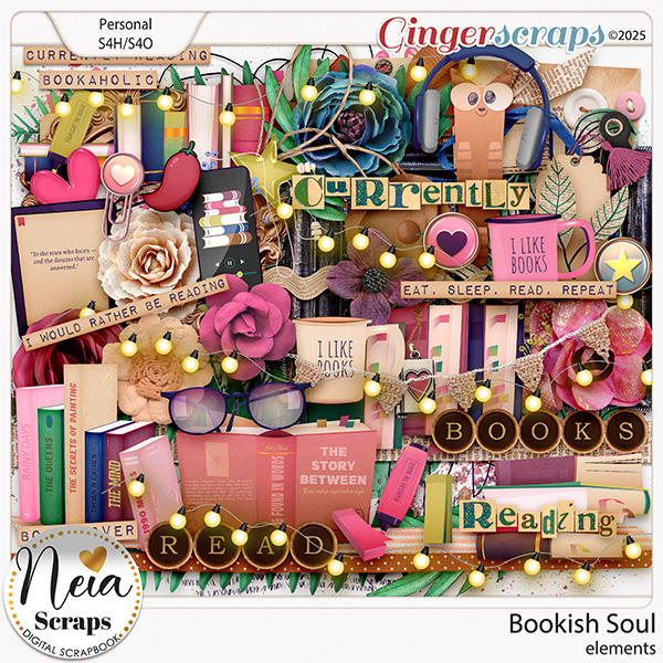 Bookish Soul - Elements - by Neia Scraps