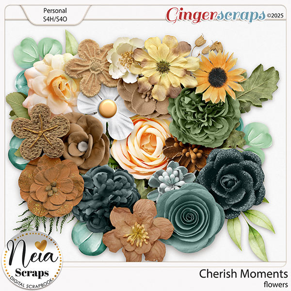 Cherish Moments- Flowers - by Neia Scraps