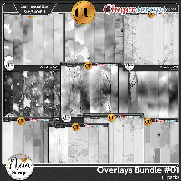 Overlays - {CU} Bundle #1 - by Neia Scraps