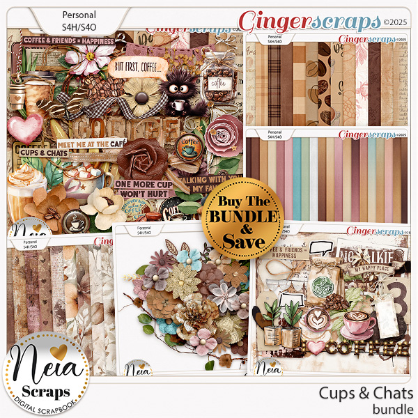 Cups & Chats - Bundle - by Neia Scraps