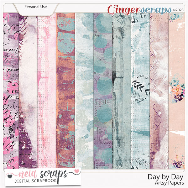 Day by Day - Artsy Papers - by Neia Scraps