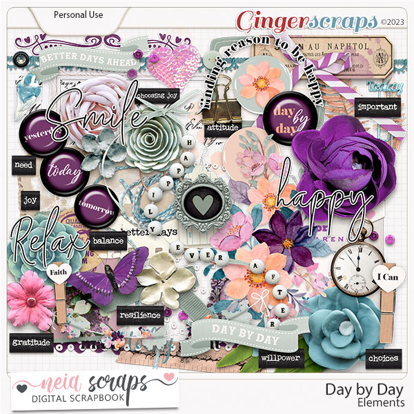 Day by Day - Elements - by Neia Scraps