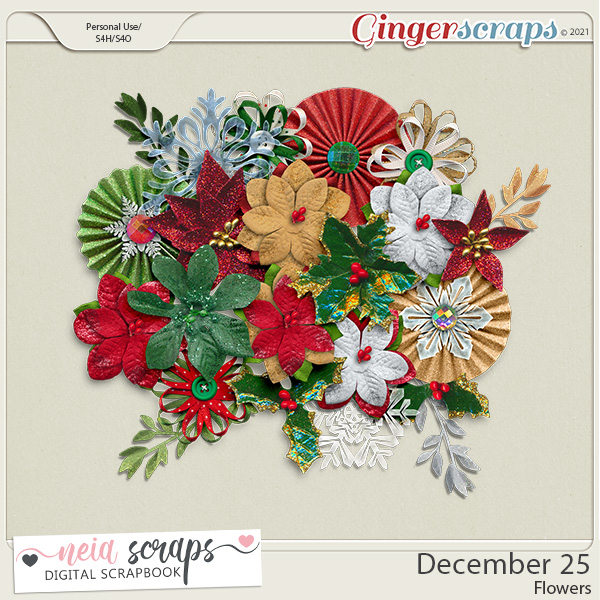 December 25 - Flowers - by Neia Scraps