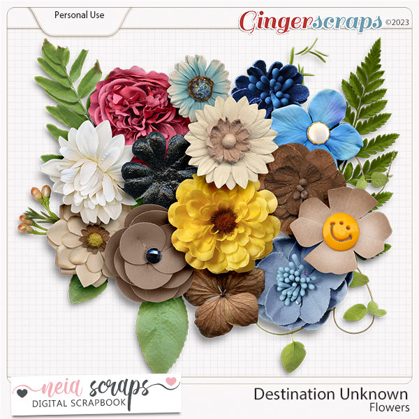 Destination Unknown - Flowers - by Neia Scraps