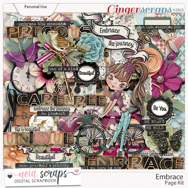 Embrace - Page Kit - by Neia Scraps