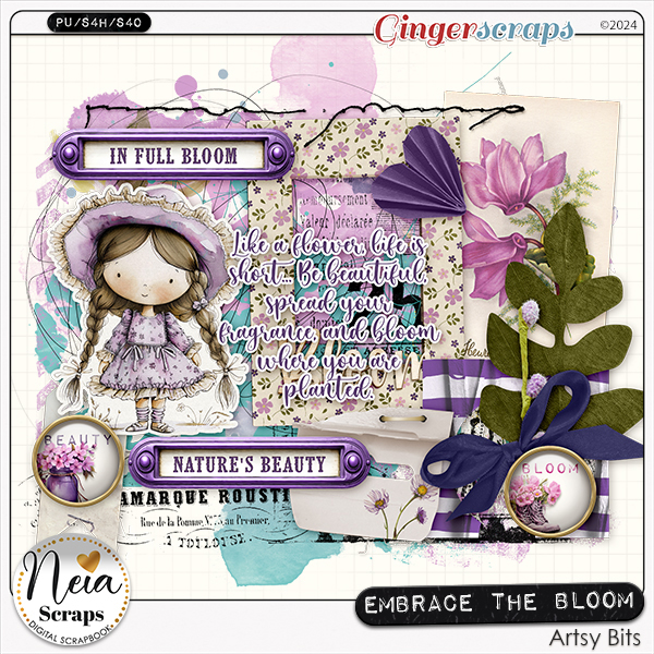 Embrace the Bloom - Artsy Bits - by Neia Scraps