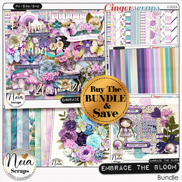 Embrace the Bloom - Bundle - by Neia Scraps