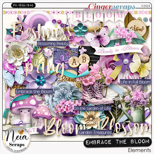 Embrace the Bloom - Elements - by Neia Scraps