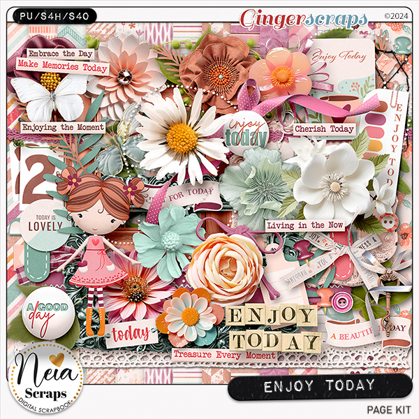Enjoy Today - Page Kit - by Neia Scraps