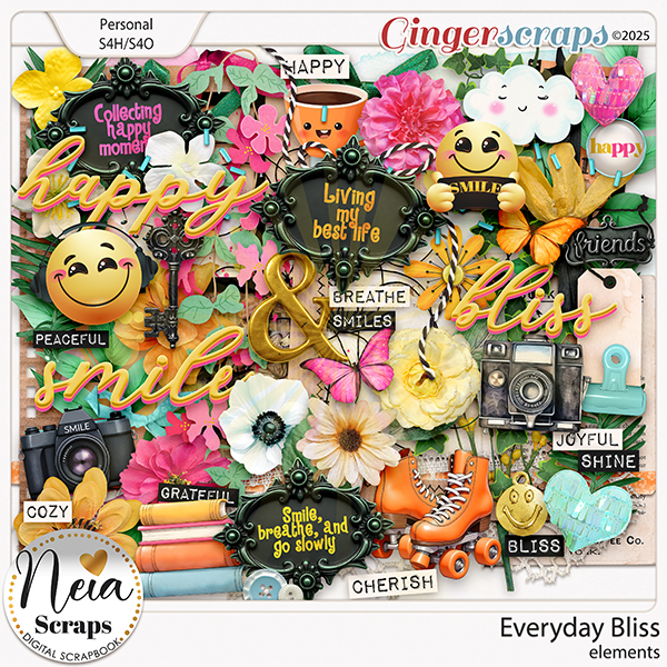 Everyday Bliss - Elements - by Neia Scraps