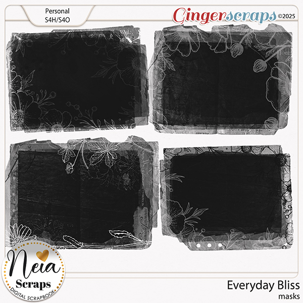 Everyday Bliss - Masks - by Neia Scraps
