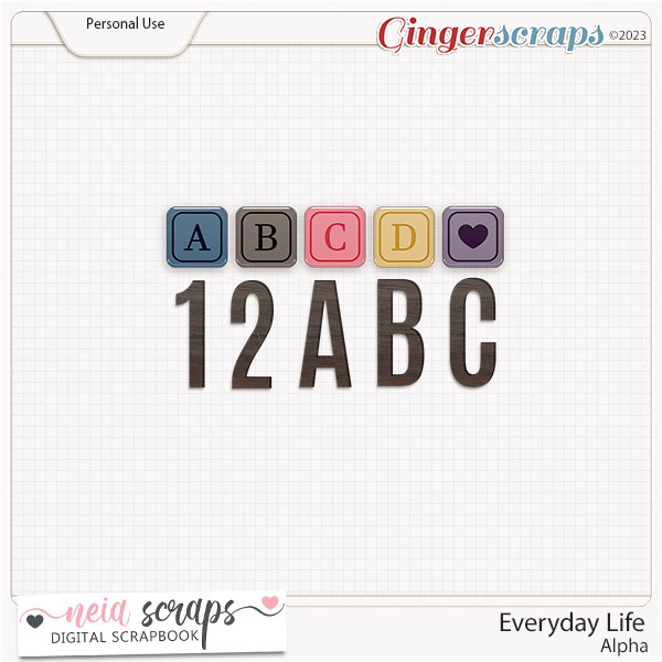Everyday Life - Alpha - by Neia Scraps