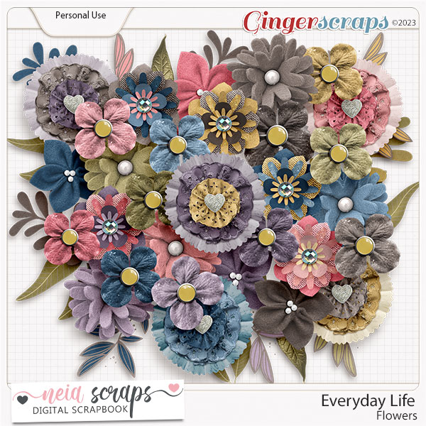Everyday Life - Flowers & Foliage - by Neia Scraps