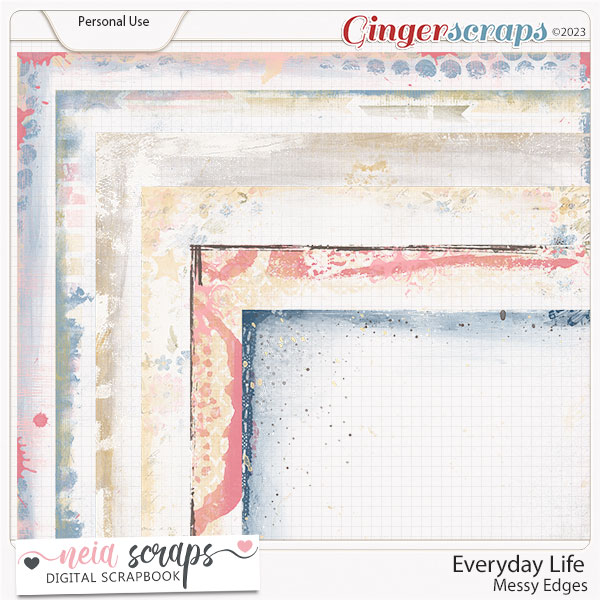 Everyday Life - Messy Edges - by Neia Scraps