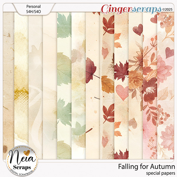 Falling for Autumn - Special Papers - by Neia Scraps