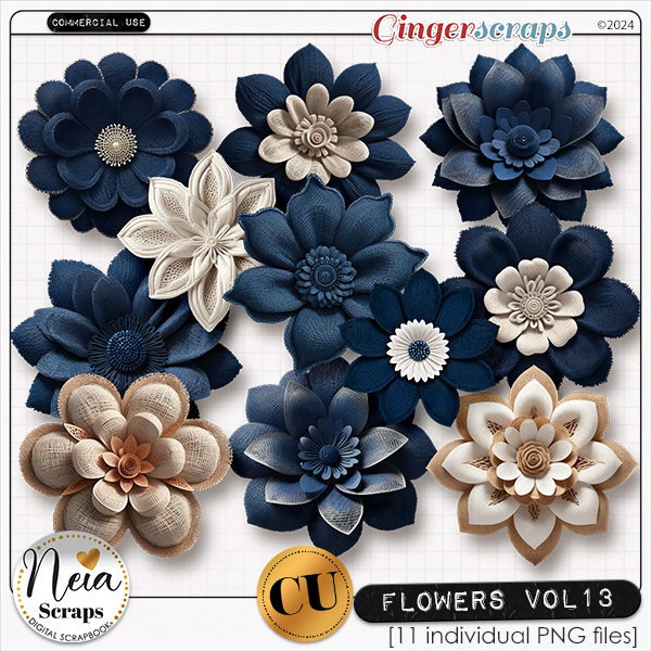 Flowers VOL13 - CU - by Neia Scraps