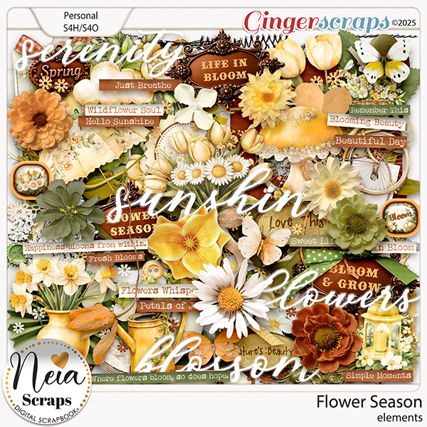 Flower Season - Elements - by Neia Scraps