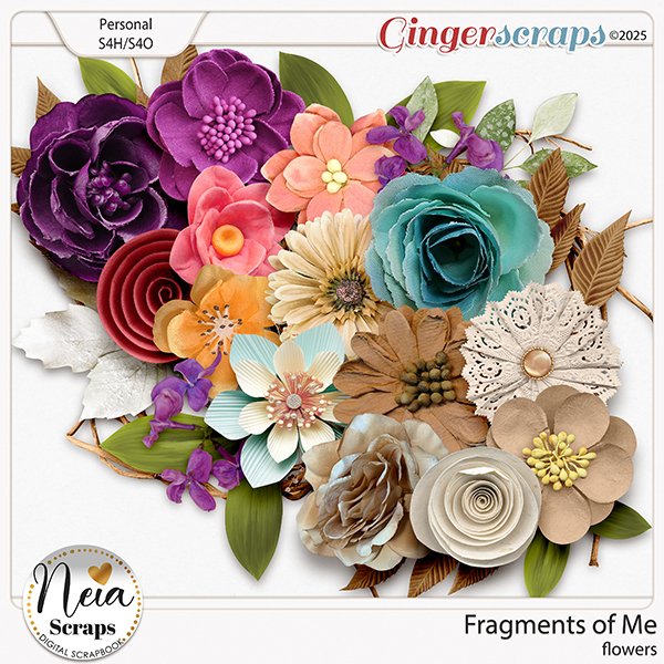 Fragments of Me - Flowers - by Neia Scraps