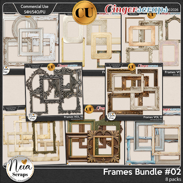 Frames - {CU} Bundle #2- by Neia Scraps