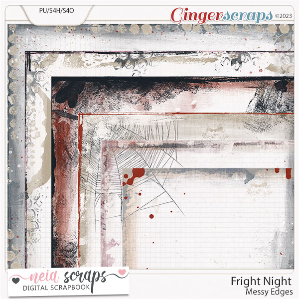 Fright Night - Messy Edges - by Neia Scraps