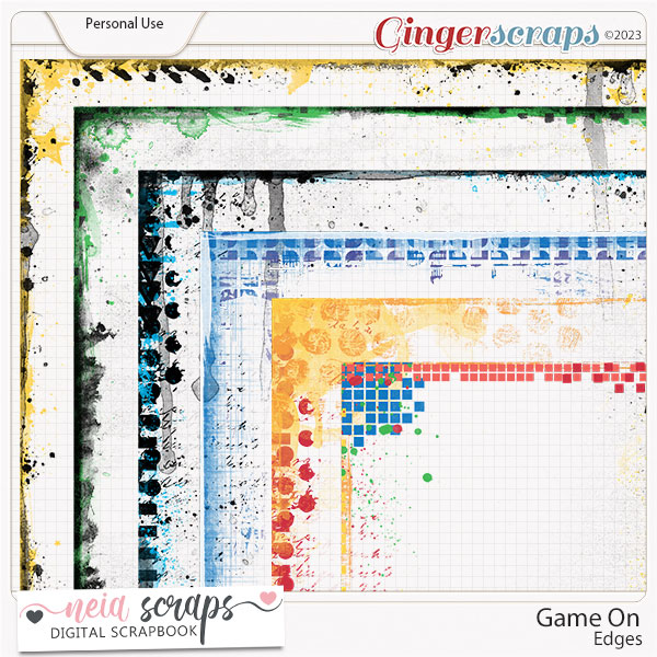 Game On - Edges - by Neia Scraps
