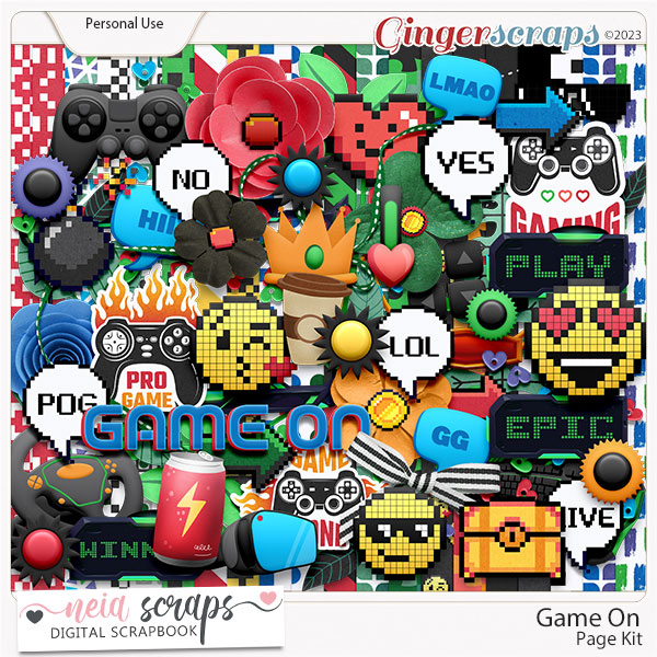 Game On - Page Kit - by Neia Scraps