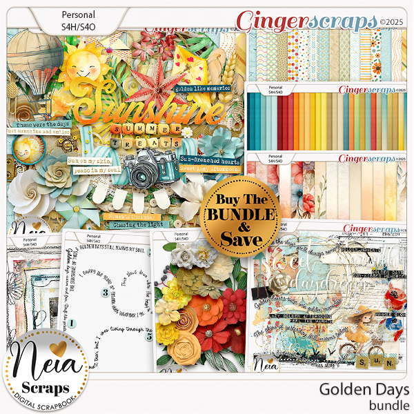 Golden Days - Bundle - by Neia Scraps