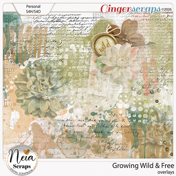 Growing Wild & Free - Overlays - by Neia Scraps