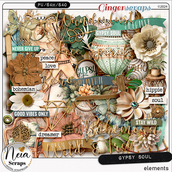 Gypsy Soul - Elements - by Neia Scraps