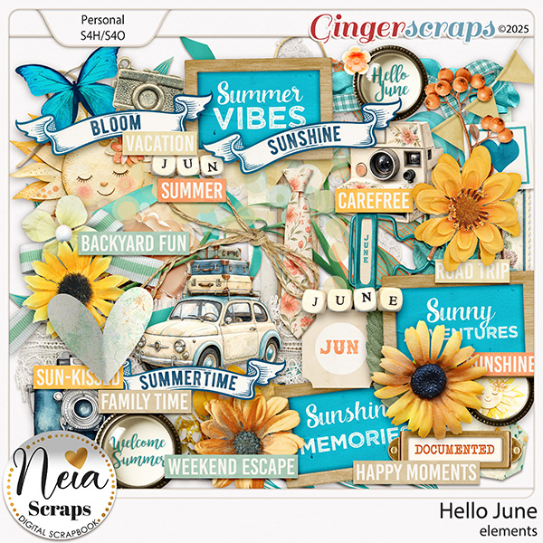 Hello June - Elements - by Neia Scraps