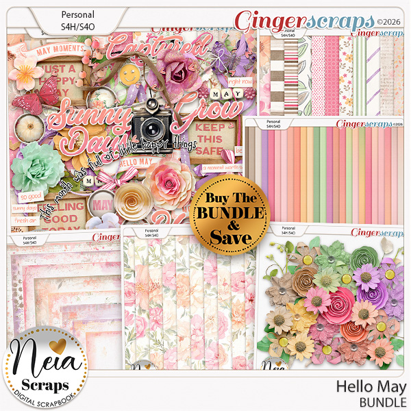 Hello May - Bundle - by Neia Scraps
