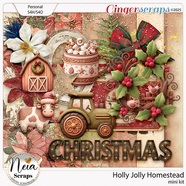 Holly Jolly Homestead - Mini Kit - by Neia Scraps